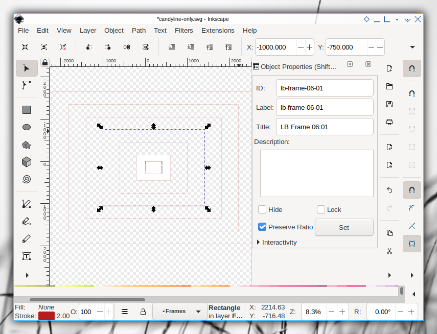 Lines Only: Object ID: Left Bottom 06:01